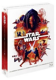 Pack Trilogía Star Wars : Episodios I-II-III (Blu-Ray)