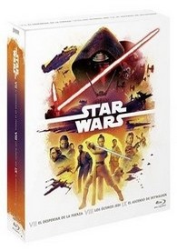 Pack Trilogía Star Wars : Episodios VII-VIII-IX (Blu-Ray)